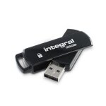 Integral secure 360 - clé usb - 32 go - usb 3. 0 - noir élégant Integral secure 360 - clé usb - 32 go - usb 3. 0 - noir élégant
