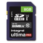 Integral ultimapro - carte mémoire flash - 8 go - uhs class 1 / class10 - sdhc uhs - i Integral ultimapro - carte mémoire flash - 8 go - uhs class 1 / class10 - sdhc uhs - i