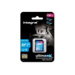 Integral ultimapro x2 - carte mmoire flash - 128 go - video class v90 / uhs - ii u3 / class10 - microsdxc ...