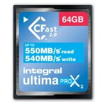 Integral ultimapro x2 - carte mmoire flash - 64 go - 3600x - cfast 2. 0