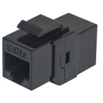 Intellinet coupleur droit cat5e type keystone, 8p8c femelle vers 8p8c femelle, utp, noir - coupleur keystone ...