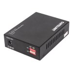 Intellinet gigabit poe + media converter, 1 x 1000base - t rj45 port to 1 x sfp port, poe + injector ...
