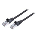 Intellinet network patch cable, cat6, 15m, black, copper, s / ftp, lsoh / lszh, pvc, rj45, gold plated ...