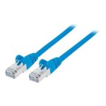Intellinet network patch cable, cat6, 15m, blue, copper, s / ftp, lsoh / lszh, pvc, rj45, gold plated ...