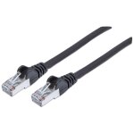 Intellinet network patch cable, cat6, 1m, black, copper, s / ftp, lsoh / lszh, pvc, rj45, gold plated ...