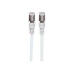 Intellinet network patch cable, cat6, 1m, white, copper, s / ftp, lsoh / lszh, pvc, rj45, gold plated ...