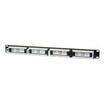 Intellinet platine de brassage cat6, 24 ports, utp, 1u - tableau de connexions - cat 6 - utp - rj - 45 ...