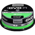 Intenso - 25 x dvd - r (g) - 4. 7 go 16x - surface imprimable par jet d'encre - spindle Intenso - 25 x dvd - r (g) - 4. 7 go 16x - surface imprimable par jet d'encre - spindle