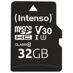 Intenso 3433480 m�moire flash 32 go microsdhc uhs - i classe 10