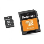 Intenso class 10 - carte m�moire flash (adaptateur microsdhc - sd inclus(e)) - 4 go - class 10 - micro ...
