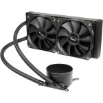 Inter tech aio refroidissement � eau 240 mm avec pompe � double chambre et plaque thermique en cuivre ...