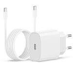 Iphone 15 16 charger, 20w usb c fast charger 2m cable c to c for iphone 16 / 16 pro max / 15 pro / 15 ...