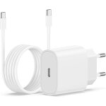 Iphone 15 16 charger, 20w usb c fast charger 2m cable c to c for iphone 16 / 16 pro max / 15 pro / 15 ...