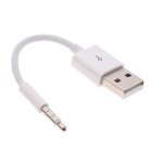 Pour ipod shuffle 3 / 4 / 5 / 6 / 7 prise audio jack à usb 2. 0 câble de données de charge blanc importé ... Pour ipod shuffle 3 / 4 / 5 / 6 / 7 prise audio jack à usb 2. 0 câble de données de charge blanc importé ...