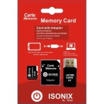 Isonix carte mémoire micro - sd 64 go micro sdhc / sdxc + adaptateur 100% réel class 10 + lecture carte ... Isonix carte mémoire micro - sd 64 go micro sdhc / sdxc + adaptateur 100% réel class 10 + lecture carte ...
