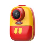 Jaune mini appareil photo num�rique pour enfants, jouets pour selfies vid�o, �cran hd de 2 pouces, accessoires ...