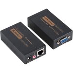 Jeans dream 2 pcs 100m vga extender vga a rj45, amplificateur splitter video rcepteur transmetteur cble ...