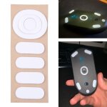 Jeu de pieds de souris, patins à bord incurvé de 0. 6mm, pour logitech g304 g305 q1jc Jeu de pieds de souris, patins à bord incurvé de 0. 6mm, pour logitech g304 g305 q1jc