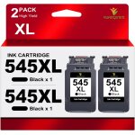 Jexnovashop - 545 black pg - 545xl noir compatible pour les cartouches d'imprimante canon 545 pour canon ...