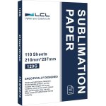 Jexnovashop - papier de sublimation a4, 210x297 mm, 110 feuilles, 120 g / m, compatible avec les imprimantes ...