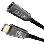 Jgd - 240w rallonge usb c 0, 5m, rallonge usb type c 3. 2 gen2x2 4k@144hz 5k@60hz, c�ble extension usb ...