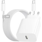 Jgd - 25w chargeur rapide pour iphone 17 / 16 / 16 pro / 16 pro max / 16 plus / 15 / 15 pro / 15 pro ...