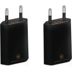 Jgd - 2x pro series power adapter adaptateur usb compatible avec apple iphone, samsung galaxy / chargeur ...