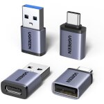 Jgd - adaptateur usb c vers usb a otg 10gbps lot de 4 adaptateur type a vers type c charge rapide data ...