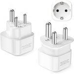 Jgd - adaptateur de voyage combin� de type d et type m pour la namibie, l'afrique du sud, l'inde, n�pal ...