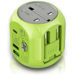 Jgd - adaptateur de voyage universel avec qc3. 0 charge rapide ports usb 3. 0 et 1 type c dans pour us ...