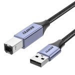 Jgd - c�ble d'imprimante usb, 2 m�tres de c�ble usb a � usb b pour hp, canon, brother, dell, epson, lexmark, ...