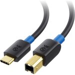 Jgd - cable imprimante usb c 3m (cable usb b vers usb c, c�ble usb type c vers b pour imprimante) en ...