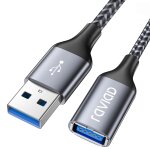 Jgd - c�ble rallonge usb 3. 0 2m, c�ble extension usb 3. 0 m�le a vers femelle a 5gbps nylon tress� compatible ...