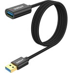 Jgd - cable rallonge usb 3. 01. 5m c�ble extension m�le a vers femelle a 5gbps compatible avec cl� usb, ...