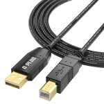Jgd - c�ble usb 2. 0 pour imprimante 5m ¿ c�ble haute vitesse usb a vers b pour imprimante, scanner, ...