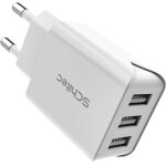 Jgd - chargeur mural usb 3 ports 15w / 3. 1a adaptateur universel compatible avec iphone 11 x 8 6 tablette ...