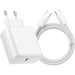 Jgd - chargeur usb c 45w pour samsung galaxy s25 / s24 fe / s24 ultra / s23 + / s22 / note20 / a55 / ...