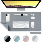 Jgd - desiretech grand sous - main de bureau r�versible double face imperm�able en cuir synth�tique pour ...