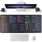 Jgd - excel tapis de souris gamer, english excel tapis de souris xxl blanc 900x400 x2mm manga, word ppt ...