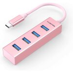 Jgd - hub usb c 4 ports usb 3. 0, adaptateur usb c 4 en 1, hub multiport pour macbook air / pro 2024 ...