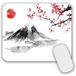 Jgd - petit tapis de souris avec motif japonais 24 x 20 cm