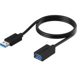 Jgd - rallonge usb 3. 2, c�ble d'extension usb m�le a vers femelle a (90cm) super vitesse 5gbps pour ...