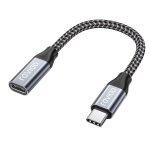 Jgd - rallonge usb c 0. 5m 100w 10gbps, cable usb c 3. 2 gen 2 male femelle 4k@60hz charge rapide et ...