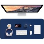 Jgd - sous - main de bureau en cuir synth�tique, 90, 2 x 43, 2 cm, tapis de souris �tendu xxl, imperm�able, ...