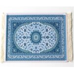 Jgd - tapis de souris cr�atif mini tapis oriental motif tissu textile petit tapis de souris avec pompons ...
