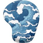 Jgd - tapis de souris, ergonomique tapis de souris gamer avec repose poignet en gel, portable, parfait ...