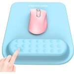 Jgd - tapis de souris ergonomique avec support pour poignet, mousse � m�moire premium pour soulagement ...