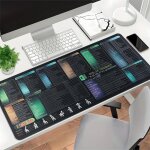 Jgd - tapis de souris gamer, english excel tapis de souris xxl blanc 800x300 x3mm manga, word ppt windows ...