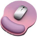 Jgd - tapis de souris avec repose - poignet, support de poignet en mousse � m�moire de forme, confortable, ...