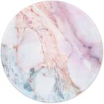Jgd - tapis de souris rond, tapis souris pour ordinateur pc bureau portable, etanche surface lisse, base ...